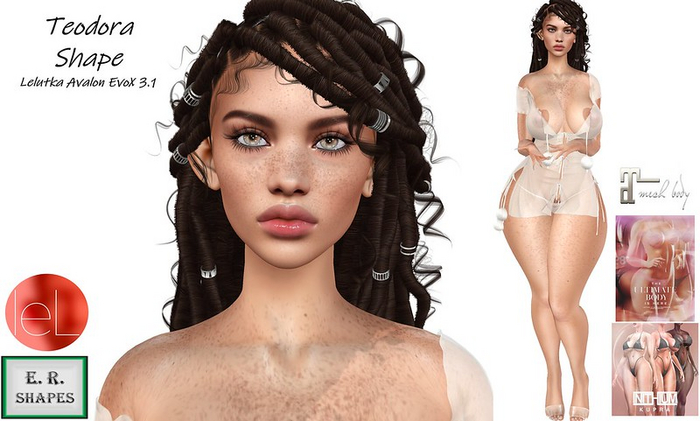 E. R. Shapes - Teodora Shape <Lelutka Avalon EvoX 3.1>