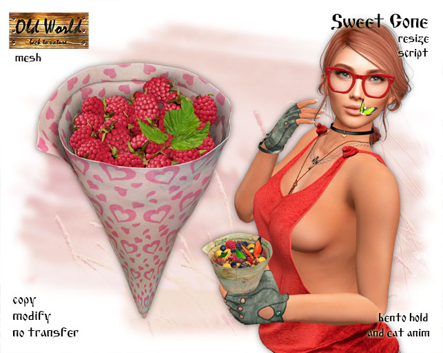 Raspberry cone - Old World - Food Attachment