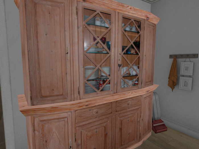 Mediterranean Style Kitchen Cupboard (Mesh)