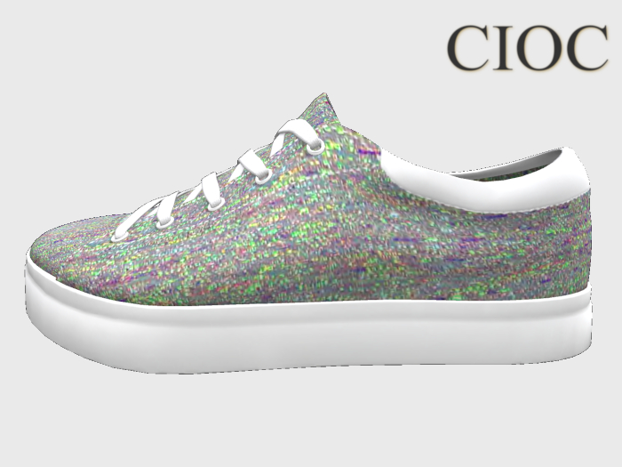 CIOC - sneaker iridescent (silver)