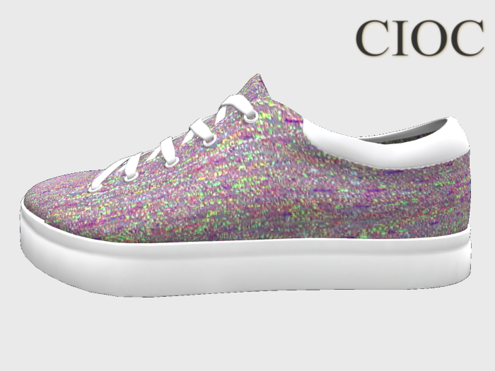 CIOC - sneaker iridescent (pink)
