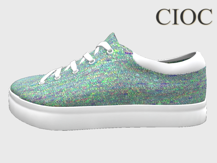 CIOC - sneaker iridescent (green)
