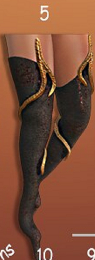 5. Demonite Boots Black RARE LEGACY