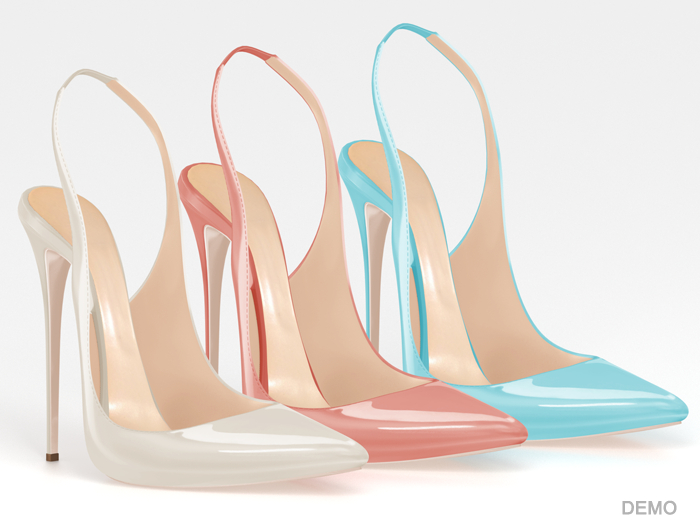 Salvadori - Demo Essentials 'Chloe' Slingback Pumps