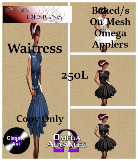 Waitress 50's