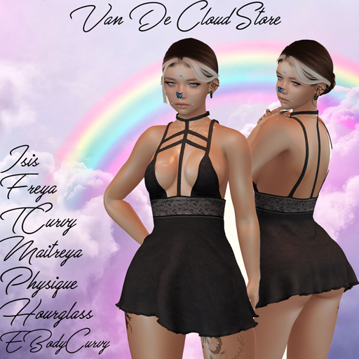 [VDCS] ...Lia Dress Black