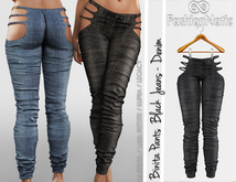 Binita Female Pants Black Jeans - Denim - Maitreya Lara, Lara Petite, Kupra Original, Legacy - FashionNatic