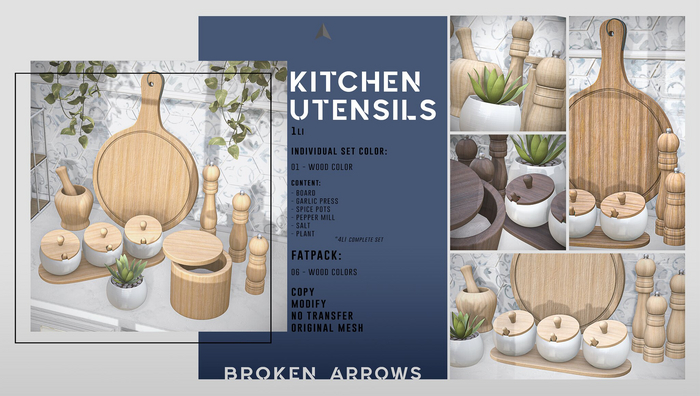 BROKEN ARROWS - Kitchen Utensils - FATPACK 