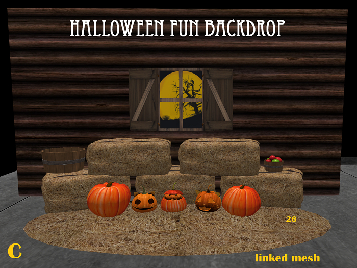 Halloween fun back drop li 26