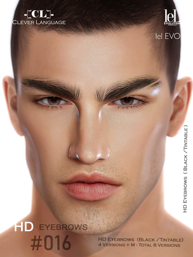 -[CL]- Lelutka HD Eyebrows #016
