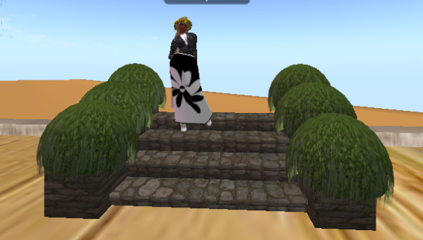 Out-Door Staircase w/ Plants Design