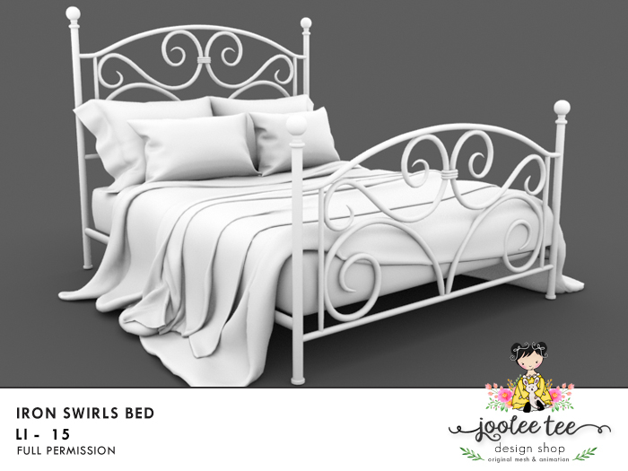 WINTER SALE 2022 50% OFF Joolee Tee Builders - Iron Swirls Bed 2