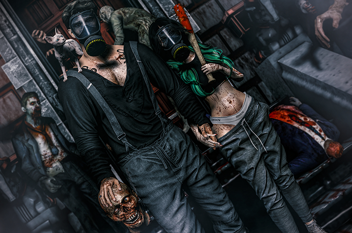 [C] Survivors - Couple Pose w/Props [UnPack]