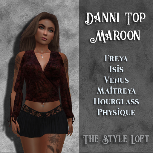 TSL - Danni Top [Maroon]