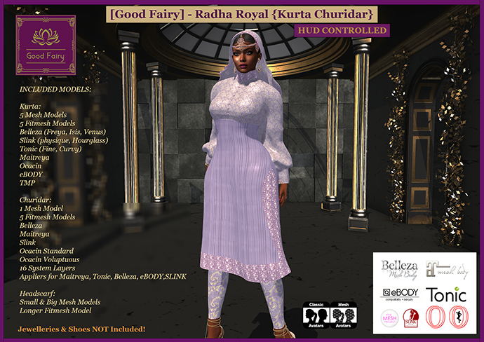 [Good Fairy] - Radha Royal {Kurta Churidar} *FATPACK*