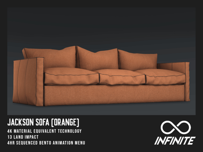 Infinite - Jackson Sofa (PG) *Orange