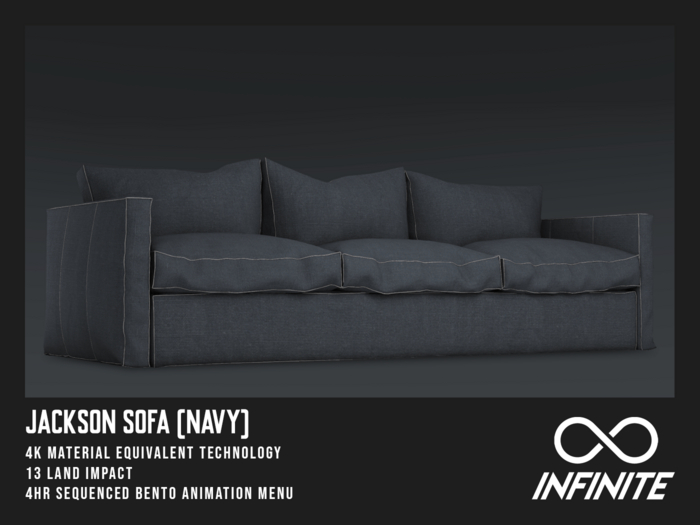 Infinite - Jackson Sofa (PG) *Navy