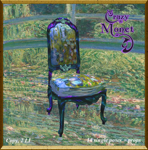 Crazy Monet Goth Chair