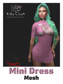  Kitty Crush Dress Pusheen PINK