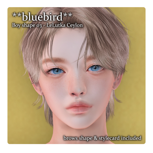 **bluebird** Boy shape 03 - LeLutka Ceylon