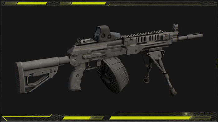 FULL PERM RPK 16 LMG Kalashnikov Light Machine Gun 
