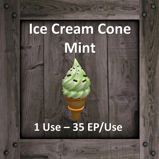 DFS Ice Cream Cone Mint (Texture Only)