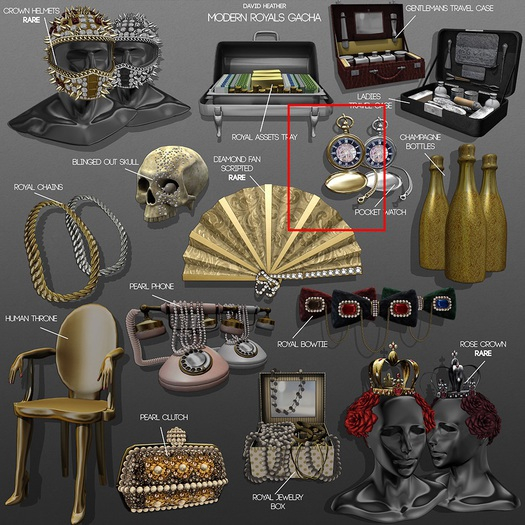 -David Heather-Pocketwatch/Gold