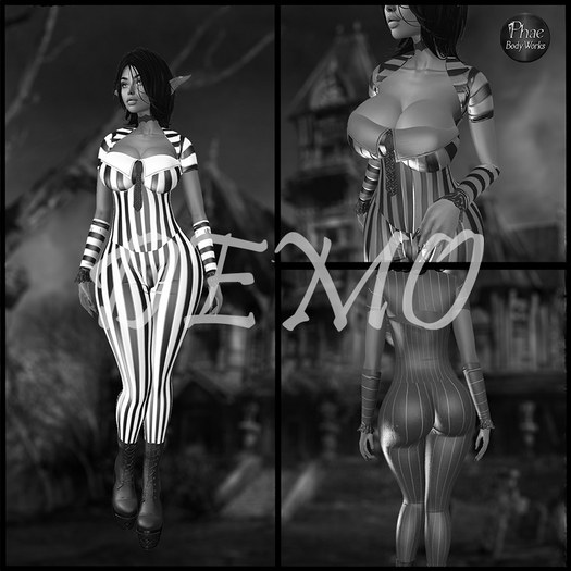 PBW Striped Beetle Suit Outfit DEMO (Boxed)