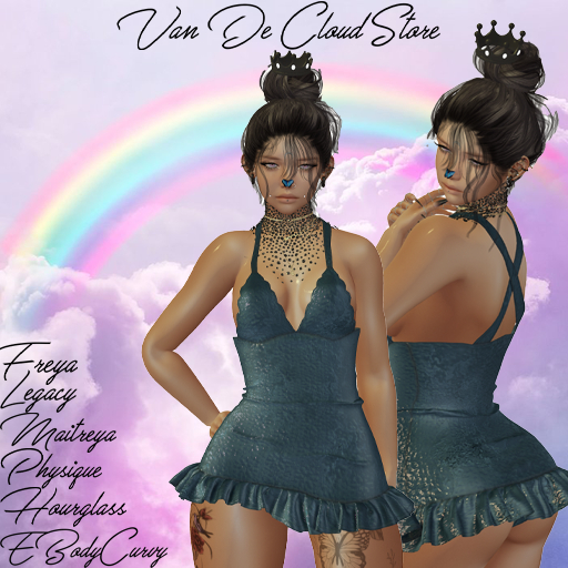 [VDCS] Hannah Dress  Blue