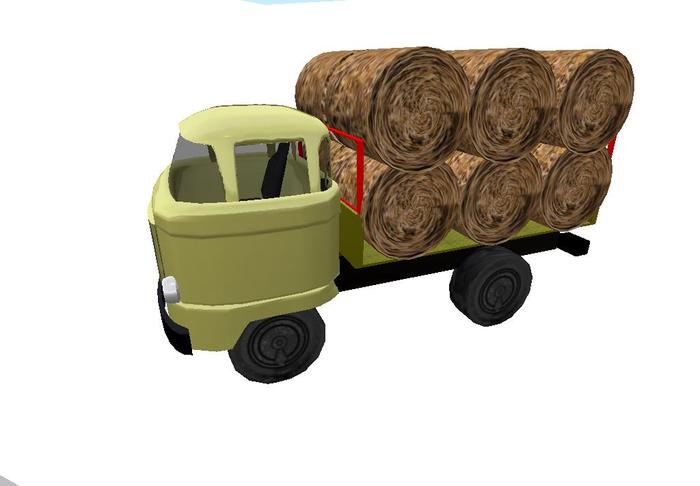 IFA L60 Rundballentransporter 