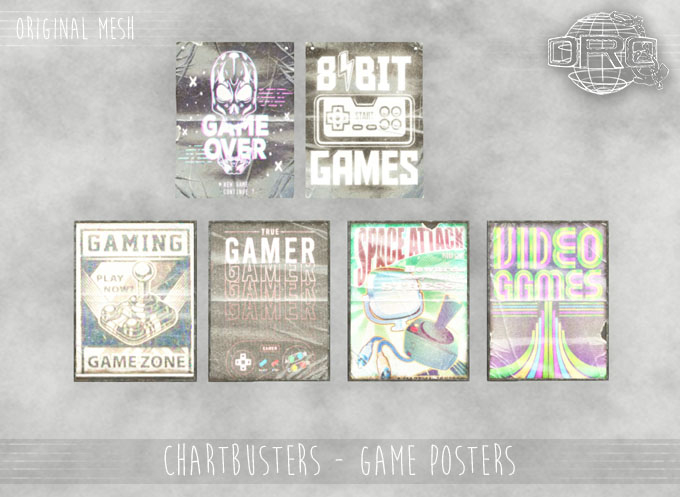 -DRD- Chartbusters - game posters (add)