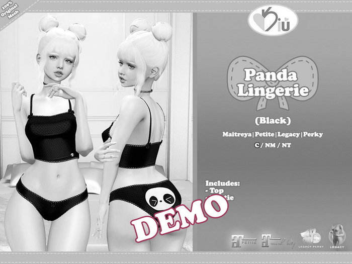 *>Kiu<* - Panda Lingerie_DEMO