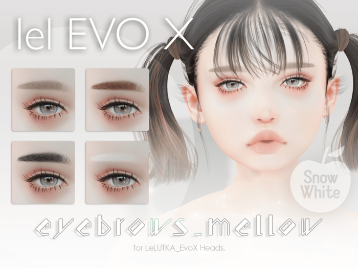 ::SnowWhite:: eyebrows_mellow_LeLUTKA_EvoX(demo)