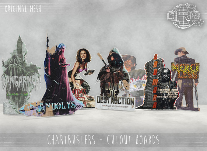 -DRD- Chartbusters - cutout boards (add)