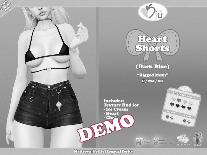*>Kiu<* - Heart Shorts_DEMO