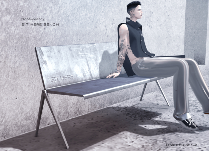 [Dope+Mercy]Sit Here Bench_Black (ADD)