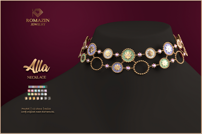 RJ  - Necklace <Alla>, FatPack