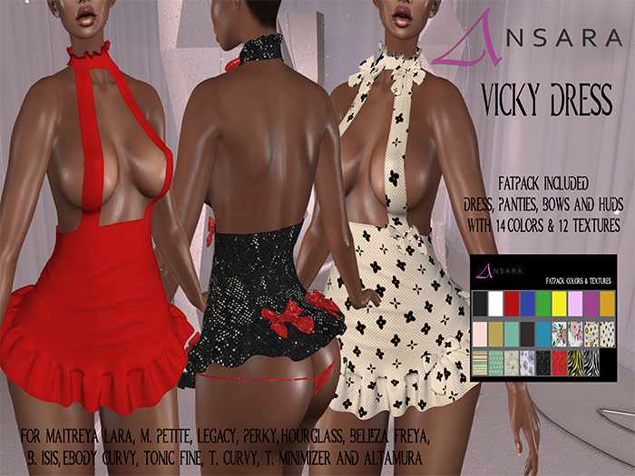 Ansara - Vicky Dress - FATPACK