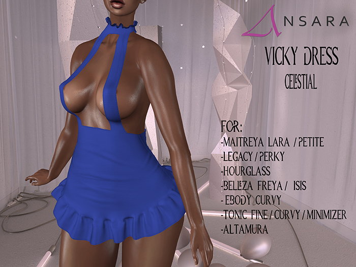 Ansara - Vicky Dress - Celestial