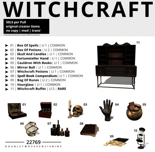 9. 22769 - Bag Of Runes - COMMON