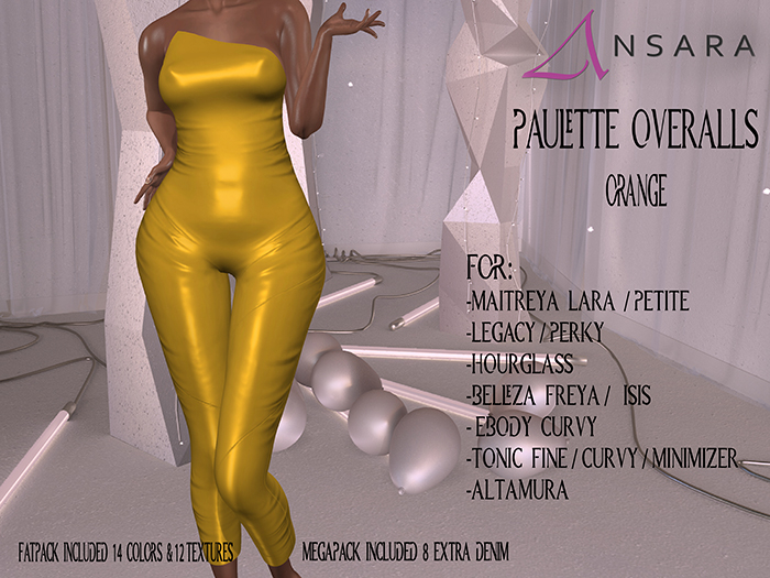 Ansara - Paulette Overalls - Orange