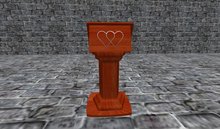 Minister's stand Wood (preacher, minister, stand, podium, altar)