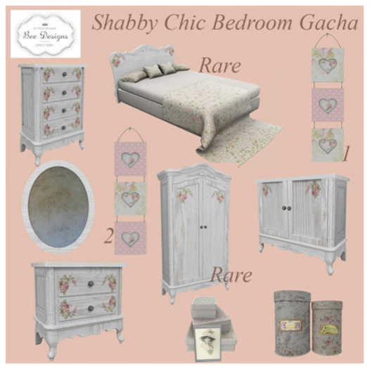 .:Bee Designs:. SCB Gacha Bed RARE