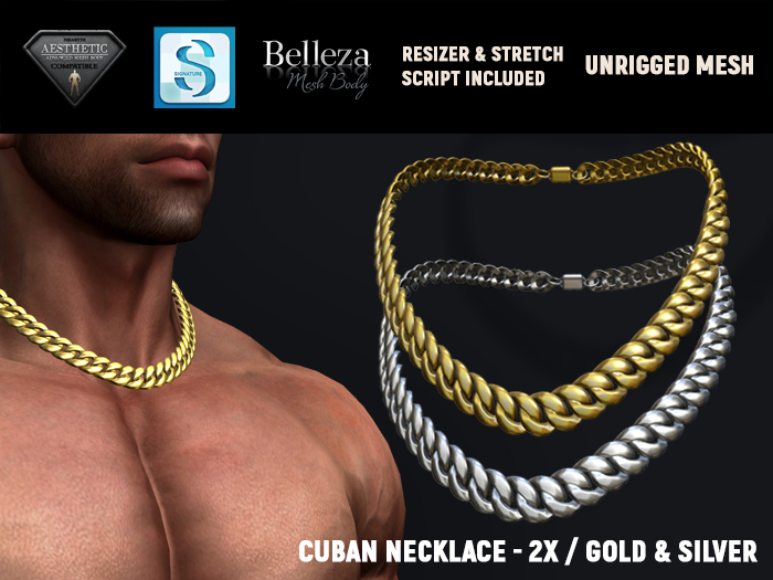[7/11] Cuban Necklace - Gold & Silver