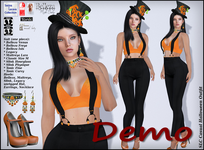 SLC Casual Hallwoween Outfit Demo (unpacked)