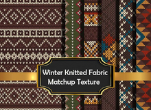 Winter Sweet Knitted Fabric Matchup texture seamless
