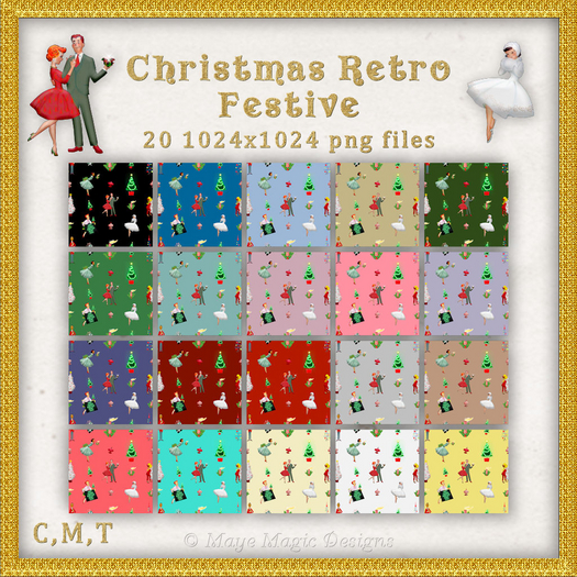 Christmas Retro Festive