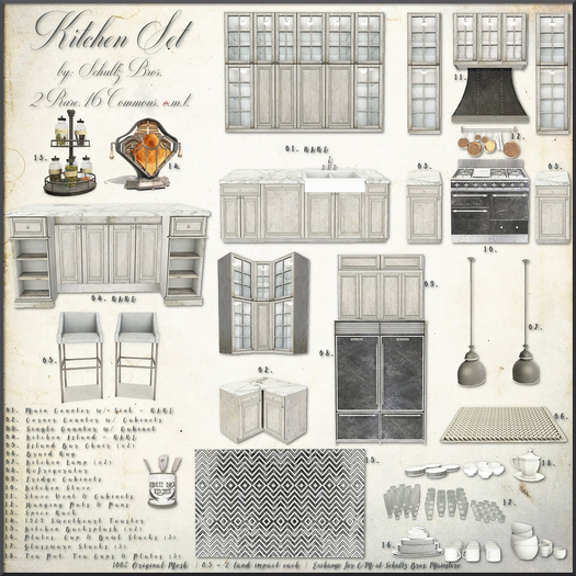 [Schultz Bros.] 07. Kitchen Lamp (x2)