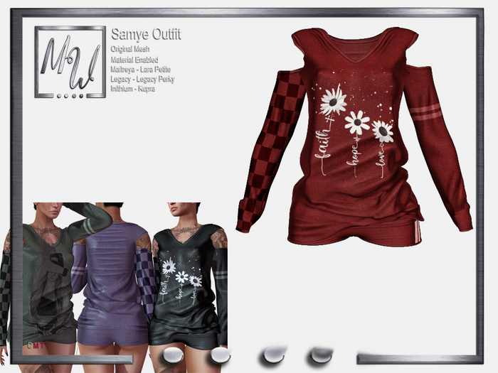 MW - Samye Outfit - Daisy Red  (Add me)