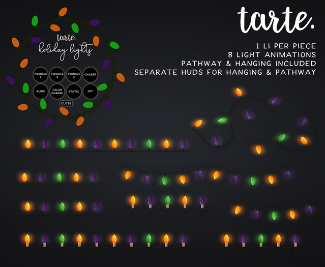 tarte. holiday lights kit (halloween)
